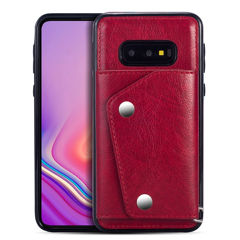 Роскошный кошелек S10plus с держателем для карт и подставкой, чехол для телефона из искусственной кожи для samsung Galaxy S10 E Plus S10E Lite Coque Mujer