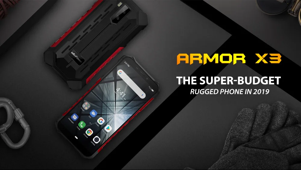 Ulefone Armor X3 прочный IP68 Смартфон Android 9,0 5," экран 2 Гб 32 Гб 5000 мАч 3g прочный мобильный телефон