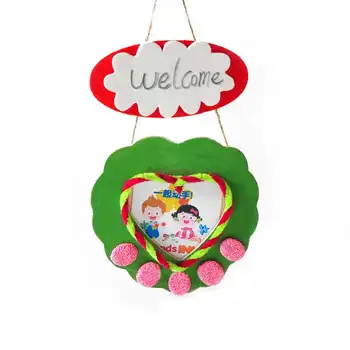 

Wooden Love Photo Frame Flowers Tag Decoration Kindergarten Coloring Painting Children's Thanksgiving Gifts For Teachers
