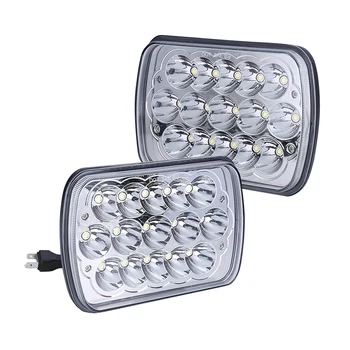 

Universal For 7x6 Sealed Beam Headlights Car 2PCS Rectangle LED Headlamp Auto Parts Compatible With Chevry K Series Vehicle