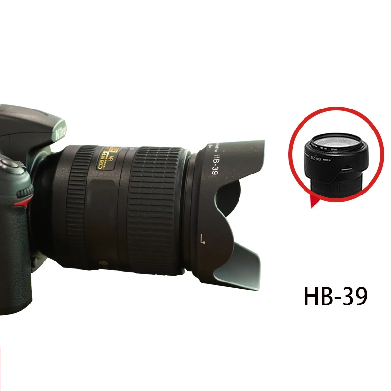 

BIZOE HB-39 Camera Lens Hood Nikon 16-85 18-300 Lens DSLR Camera D7000D7100D7200D7500D5600 Accessories 67mm