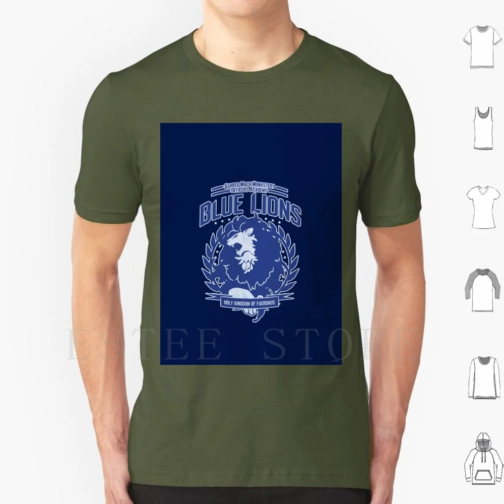 Blue Lions Class T Shirt Cotton Men Diy Print Fire Emblem Fire Emblem Blue Lions Garreg Mach Grinri Fire Emblem Tre Case