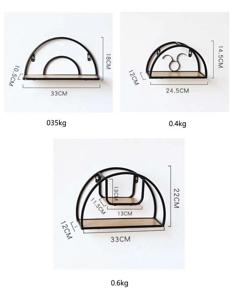 Baffect железная деревянная полка настенная полка для хранения стойка скандинавский настенный подвес домашние декоративные полки для гостиной спальни кухни