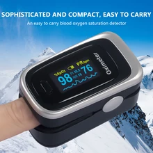 Junejour Пальчиковый оксиметрический монитор частота дыхания Pi мониторинг сна пульсометр бытовой зажим Оксиметрия