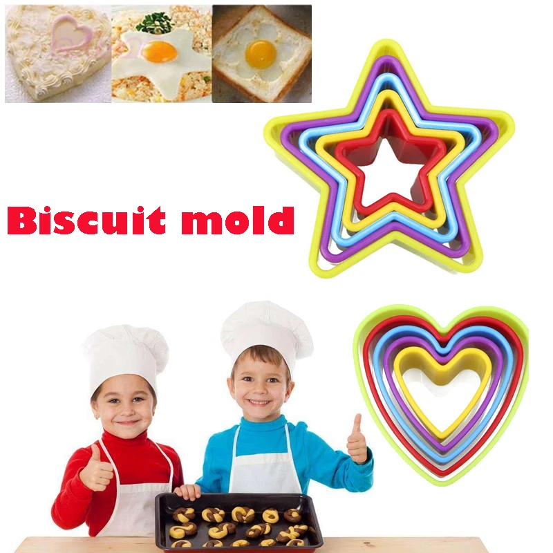 5 шт./компл. Рождественский 3D Fondant(сахарная) печенья пресс-форм для выпечки инструменты многоцветный