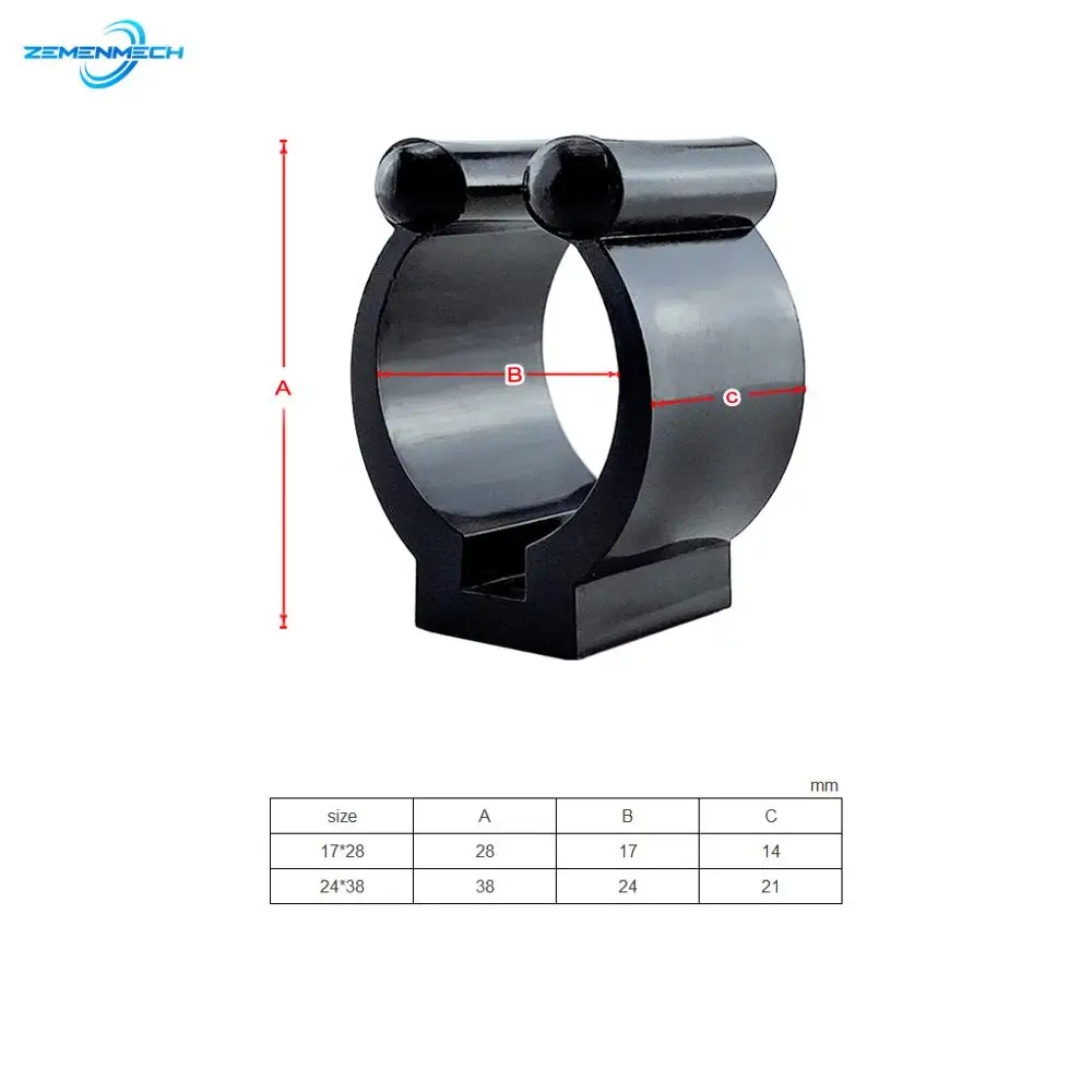 Fishing Tackle Nylon Portable Fishing Pole Clips Plastic Club Positioning Clamps Holder Accessories Wall Mounted Plastic Grips