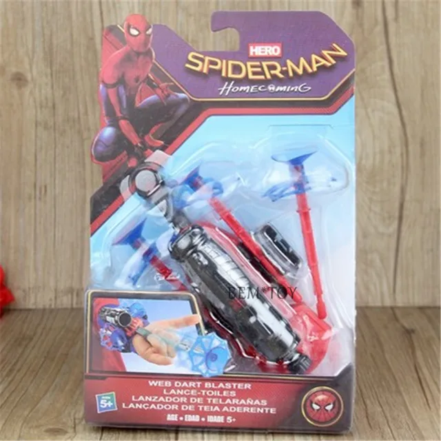 New Spider Man Toys Plastic Cosplay Spiderman Glove Launcher Set With Original Box Funny Toys for