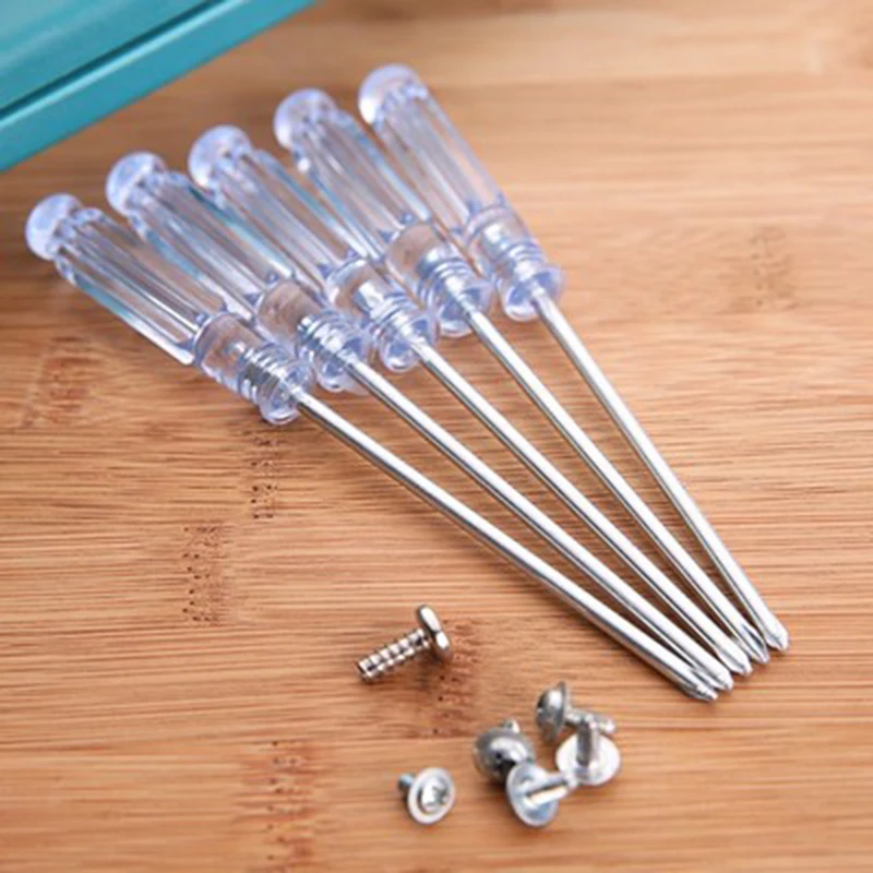 Home Repair Tools Set Small Precision Cross Screwdriver Plastic Metal Length 13cm Handle Diameter 3mm 4/1pc | Дом и сад
