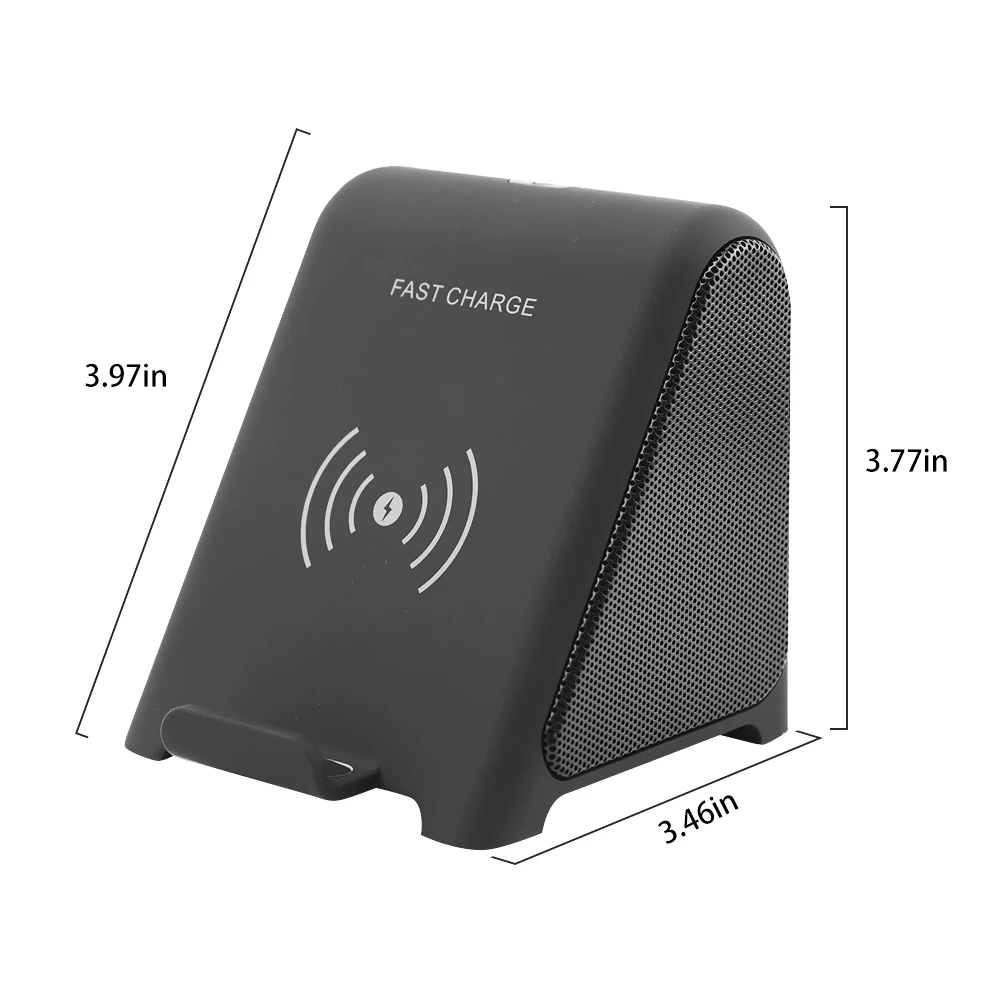 CHYI Bluetooth 3d Музыкальная стерео Колонка Мини Комбо Многофункциональный BT громкий динамик поддержка беспроводной зарядки для смартфон Huawei