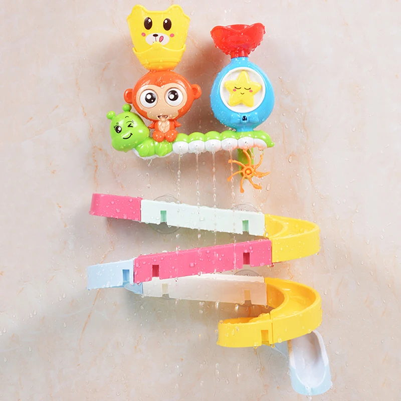 Baby Cartoon Monkey Classic Shower Bath Toy Animal Sprinkle Bathroom Swimming Bathing Shower Educational Toys For Kid Gift bathing toys