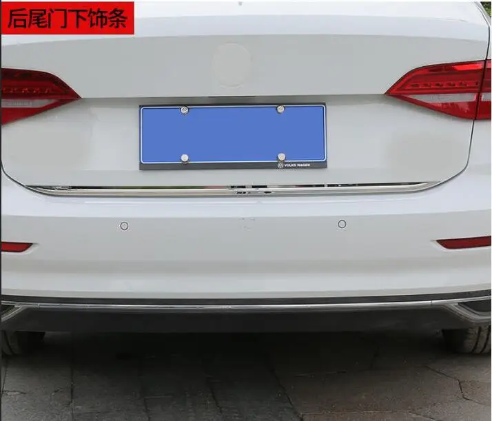 Отделка задней двери подходит только для 13-18 VW Lavida, декоративные аксессуары из нержавеющей стали
