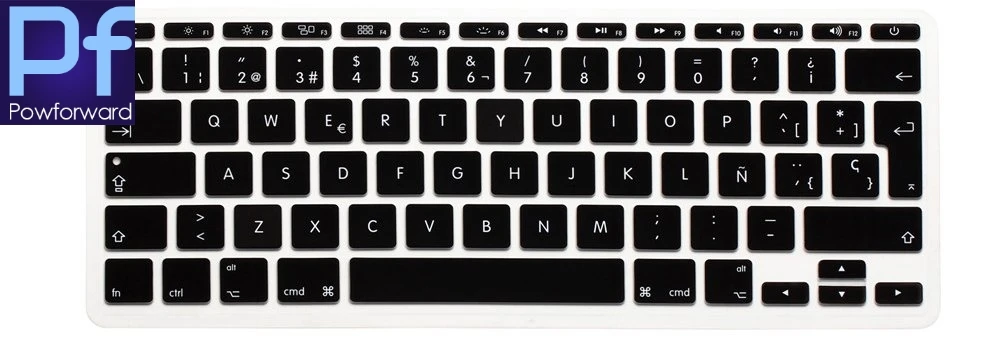 

Spanish UK/EU Silicone Soft Keyboard Cover Skin sticker Protective film for apple MacBook Air 11.6 inch 11" EU layout