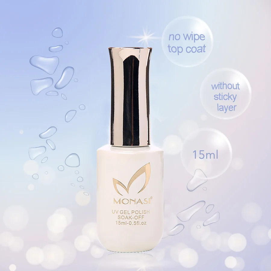 MONASI Top Quality Gel Varnish Rubber Thicker Base Coat Soak Off Long Lasting For Nails Marnicure 3