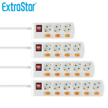 

ExtraStar® Power Strip with Single Switch 3680 W, 250 V, 3/4/5/6 Sockets