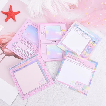 

Computer Game Model Paper Memo Pad Times Pink Sticky Notepad Bookmark Stationery Gift Random Delivery