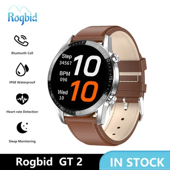 

Smart Watch Bluetooth call Waterproof Smartwatch Heart Rate Activity Tracking Sleep Monitor Smart Clock Men Android Rogbid GT 2