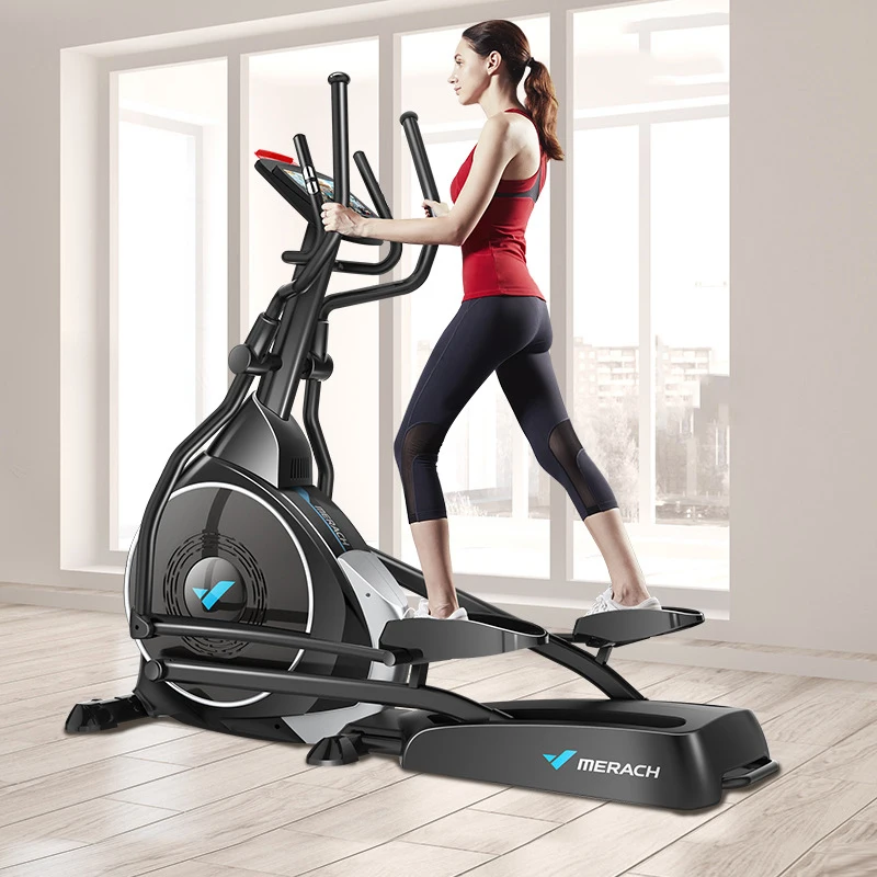 Electric Magnetic Control Elliptical Machine, Indoor Fitness Vehicle, Exercise Bike, Commercial, Front Drive
