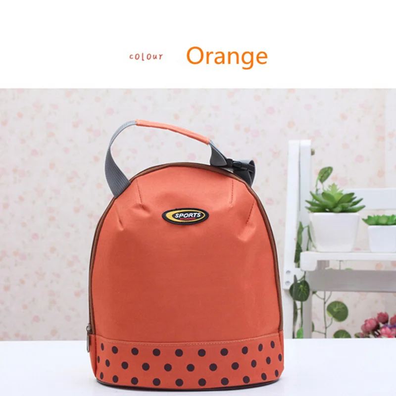 Дорожная Детская сумка для мамы, органайзер для еды, Изолированные сумки для подгузников для мамы, сумки-холодильники для переноски, Bento, крутая сумка-холодильник для ланча - Цвет: Оранжевый