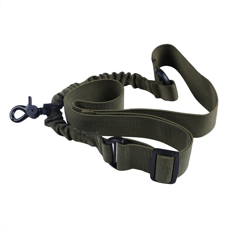 Rifle Sling SINAIRSOFT Tactical Quick Detach Sling Single Point Rifle Gun Strap Belt Rope Bungee AR Adjustable for Hunting Accessory