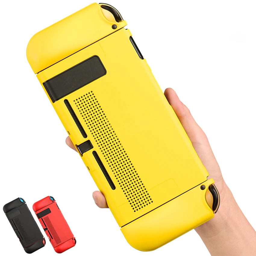 

Silicone Soft Protective Case Split Rubber Skin Case Non-slip Shell Cover For Nintendo Switch NS with Cat Claw Thumb Grip Cap