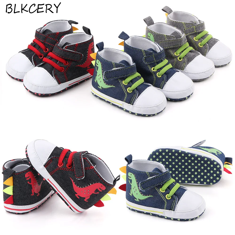 Brand Baby Boy Shoes Infant Fashion Dinosaur Boots Soft Sloe Booty