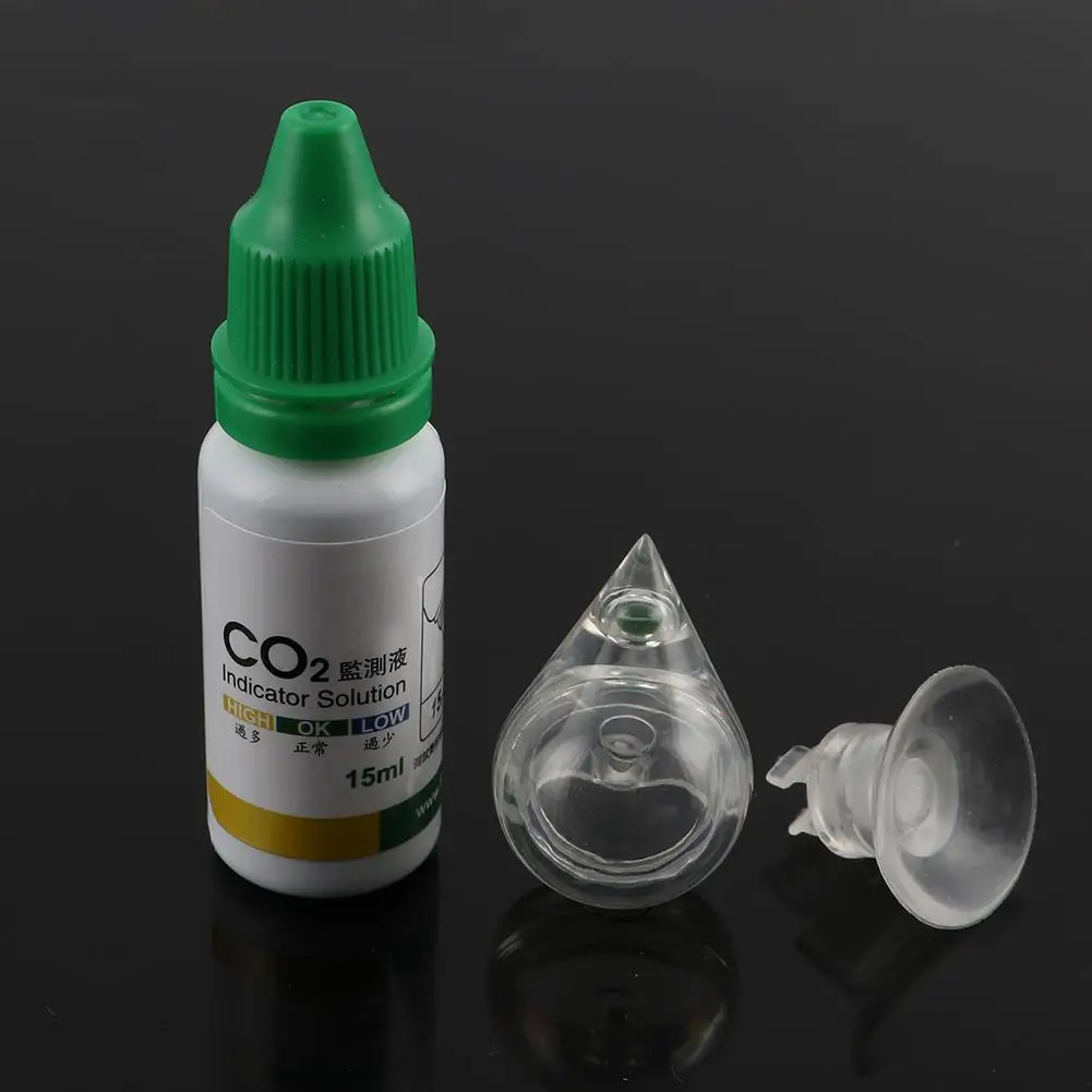 Fish Tank CO2 Diffuse Glass Drop Checker For Co2 Monitor Glass Drop Checker PH Long Term Indicator Monitor Tester