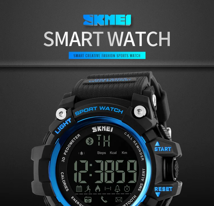 SKMEI Waterproof Men Watches Luxury Brand Fashion Military Digital Outdoor Sports Watch LED Electronic Clock relogio masculino