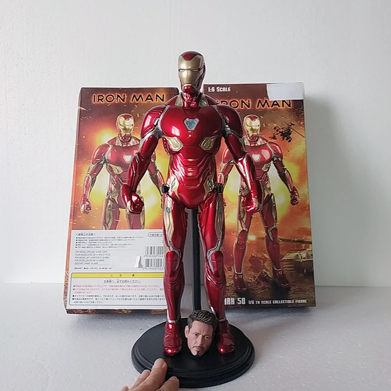 Железный человек MK50 1/6th весы фигурка Коллекционная модель игрушка с двумя головками Тони Старк фигурку модель игрушки куклы для подарка
