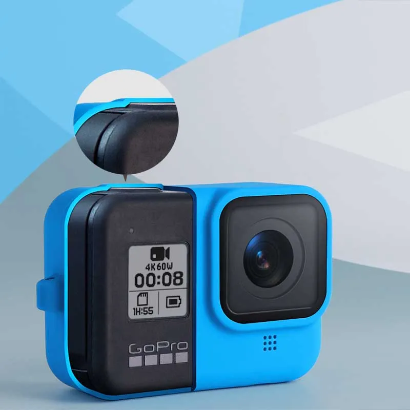 Аксессуары для Go Pro, чехол для экшн-камеры, защитный силиконовый чехол для GoPro Hero 8 Black Hero 8, крепление для камеры