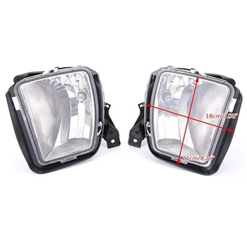

Car Front Driving Fog Light Replacement Bumper Fog Lamp with Bulbs for Dodge RAM 1500 2013-2017