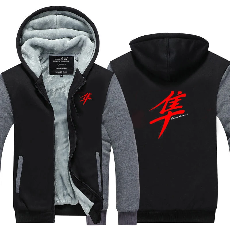 Merk Nieuwe Модные мужские горячие koop Hayabusa толстовки Mannen Kleding Hayabusa Motorfiets 1300 Fans принт для Suzuki Hoodie F - Цвет: 1