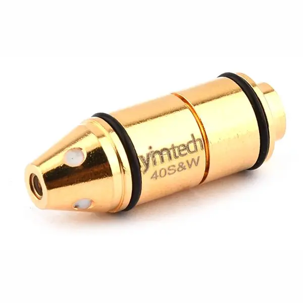 Тренировочная Лазерная Пуля 40S& W картридж Мини red dot тренировочный симулятор винтовка патрон пулевидный светильник аксессуары пистолеты двор лазер - Цвет: 40SW
