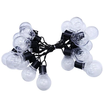 

10 LED IP44 Globe Bulb Incandescent Weatherproof Indoor/Outdoor String Lights, EU Plug