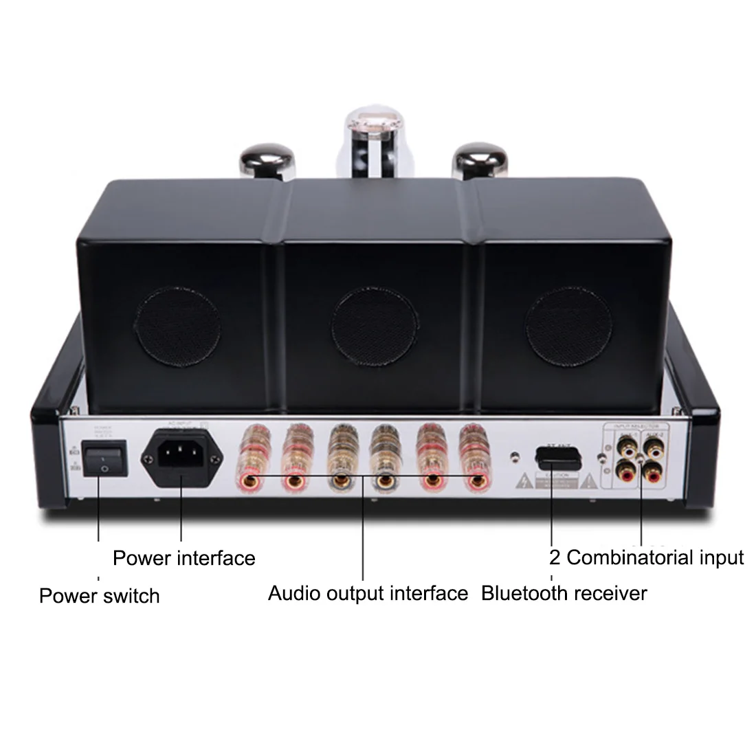 Nobsound домашний кинотеатр усилители MS-50D ламповый усилитель Hi-Fi усилитель 2,1 каналов Amp вакуумный ламповый усилитель Bluetooth усилитель