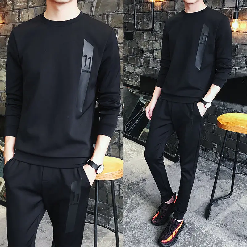 

New autumn men's suit boys and teenagers handsome casual sportswear autumn men