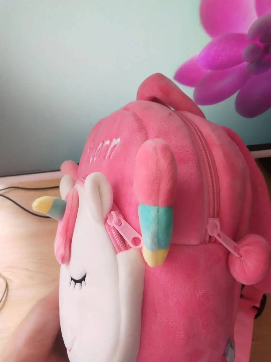 Baby Kids Unicorn Stuffed Backpack Cute Plush Toys Children Bag Kindergarten Schoolbag Girls Boys 3D Cartoon Animal Backpack