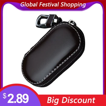 

Key Case Multi-function Leather Key Case Car Key Bag For Faraday Cage Keyless Entry Key Fob Pouch, Car RFID Key Security Accesso
