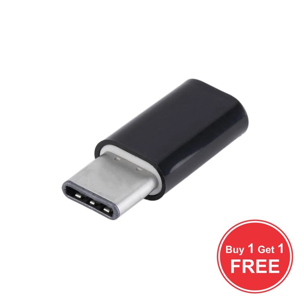 Buy 1 Get for Free USB 3.1 Type C Male to Micro Female Data Adapter Connector Converter dropshipping | Обустройство дома