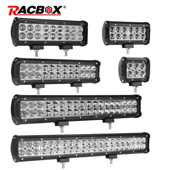 

4" 7" 9" 12" 17 20 28 36 44 inch Off Road LED Light Bar Spot Flood Combo Beam 72W 126W 12V 24V LED Work Lamp for 4x4 UTV ATV SUV