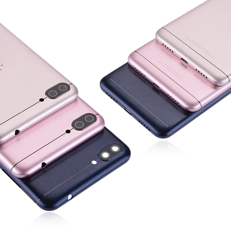 Задний корпус для ASUS Zenfone 4 Max ZC520KL задняя крышка батарейного отсека с боковой кнопкой+ Замена объективов камеры