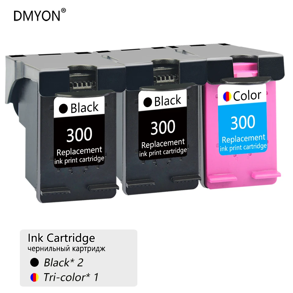 Чернильный картридж DMYON 300 совместимый с HP Deskjet C4780 C4680 D1660 1663 D2530 D2545 D2560 D2660 D5560 F2420 F4280