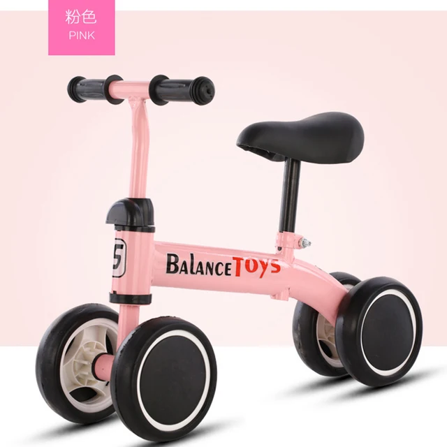 Baby Balance Bike No Pedals Tricycle Riding Toys Baby Learning Walker Kids Bicycle Balance Scooter No Handbrake 2