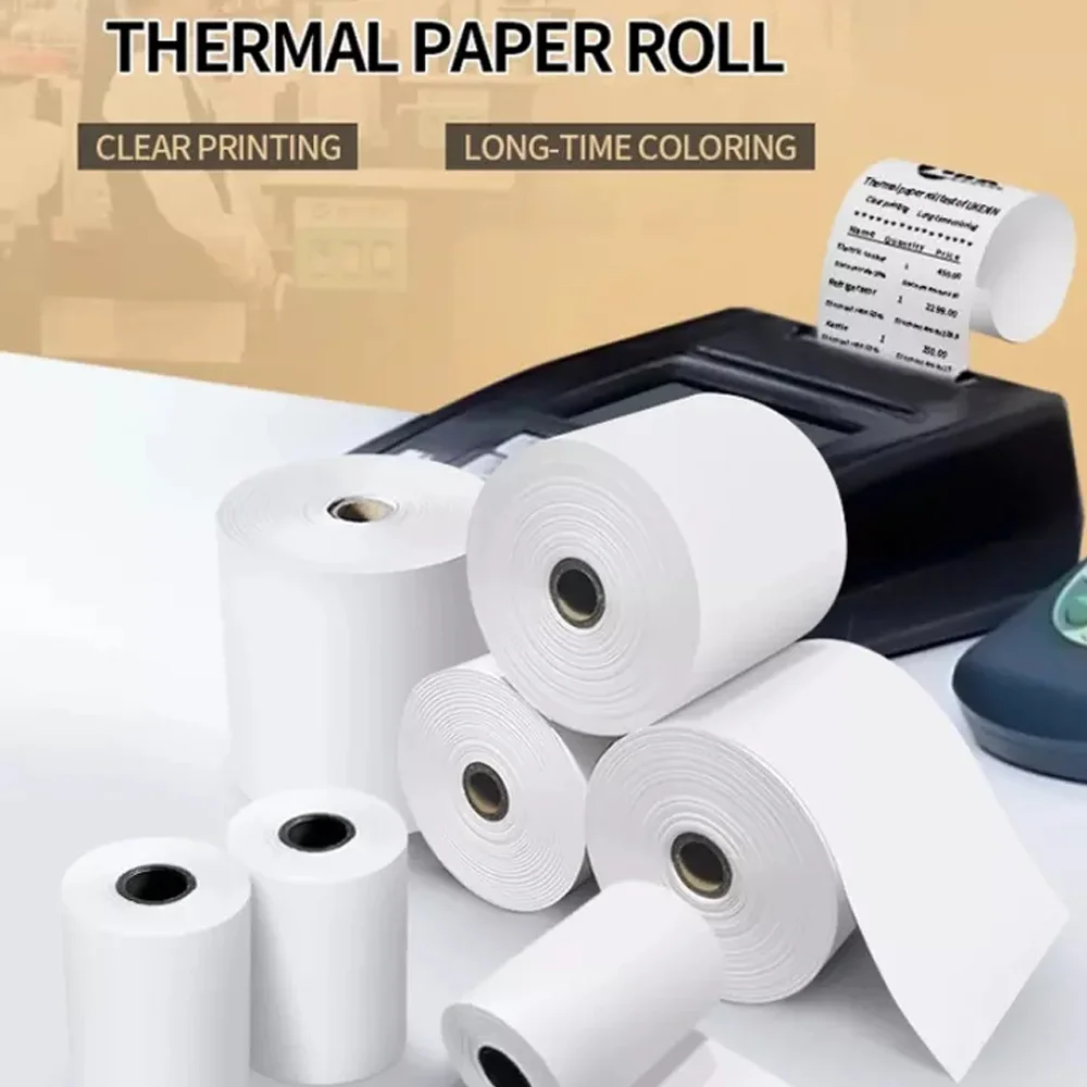 58mm Thermal Paper Roll Prefect Fit With Mini Portable Thermal Printer Compatible With Mobile Phone 20 Paper Roll