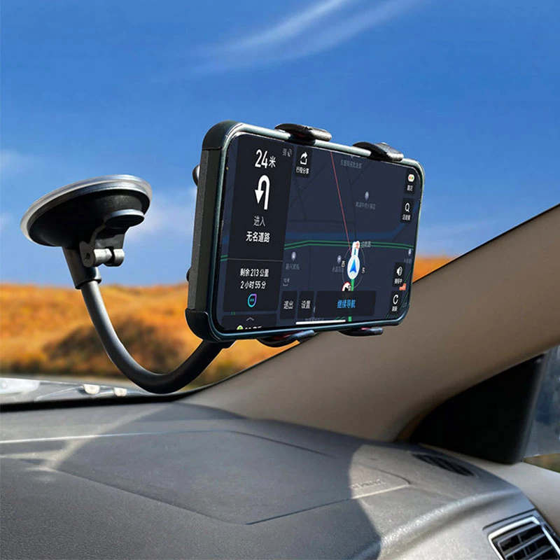 Universal Windshield Car Phone Holder Clip Stand Mount Support 360 Rotatable Silicone Gel Pad Car Holder GPS Display Holder car mount phone holder