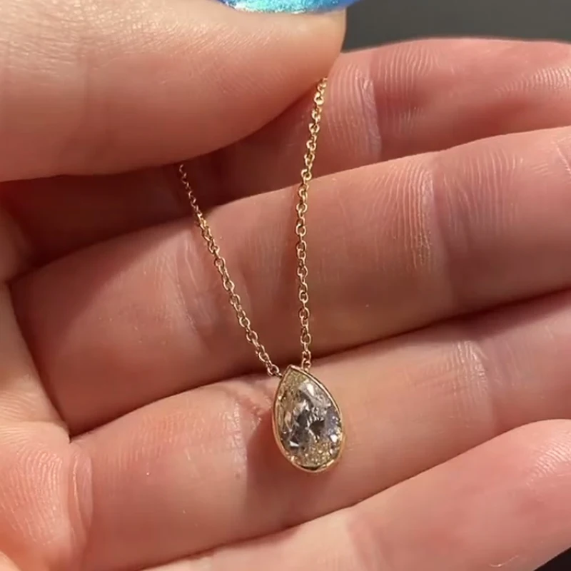 【TATIANA】WATER DROP PENDANT Necklace★送料・関税込 fashion elegant water drop pendant necklace women - Temu