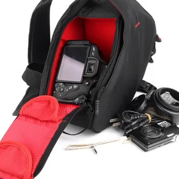 

Camera Bag Sling Backpack Camera Case Waterproof with Rain Cover Tripod Holder for DSLR/SLR Cameras