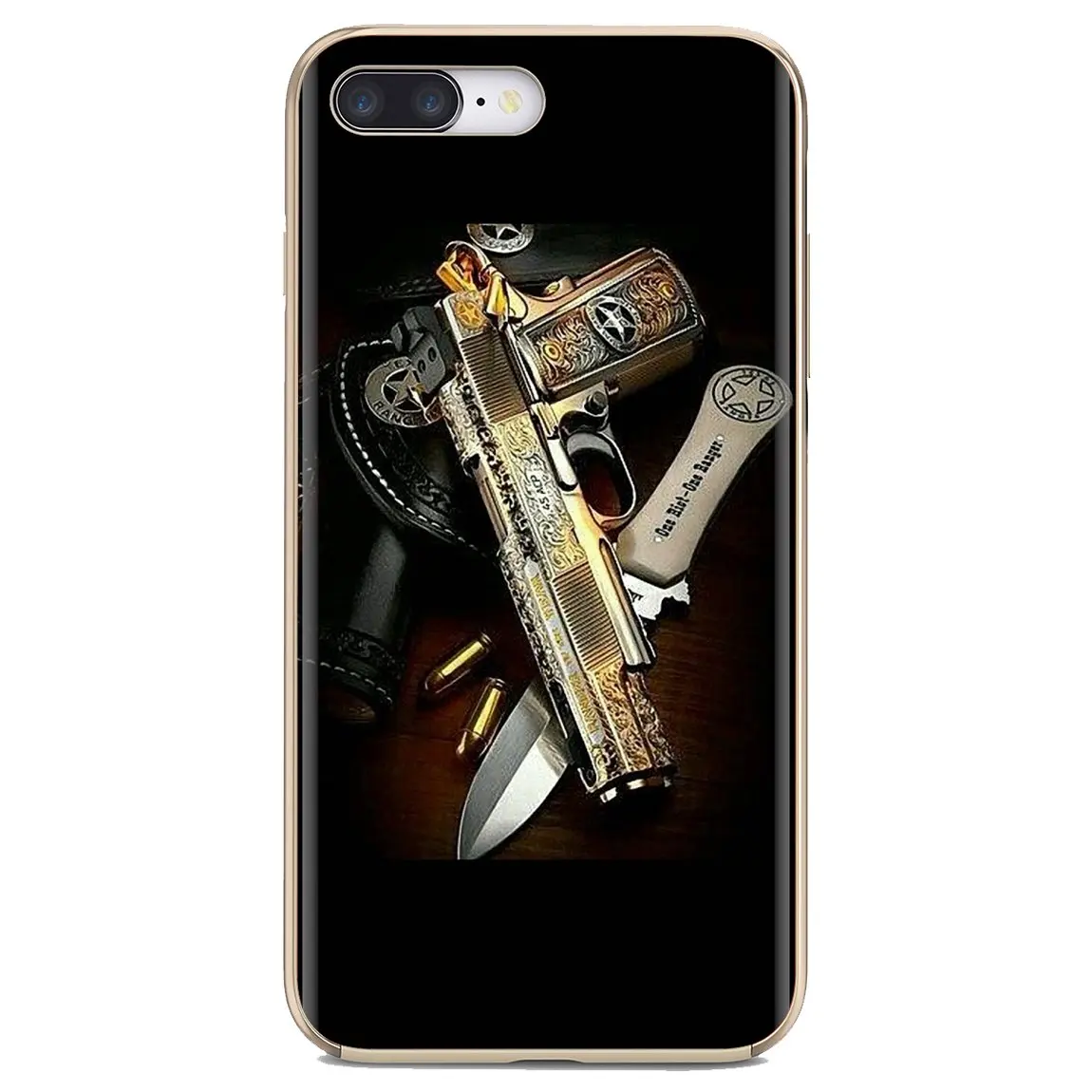Силиконовый корпус Pistolas Glock оружие пуля для iPhone 11 Pro 4 4S 5 5S SE 5C 6 6S 7 8 X 10 XR XS Plus Max iPod
