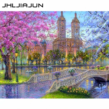 

JHLJIAJUN painting by numbers Home and Flowers DIY Home Decoration Art Modern Acrylic Canvas 40x50cm