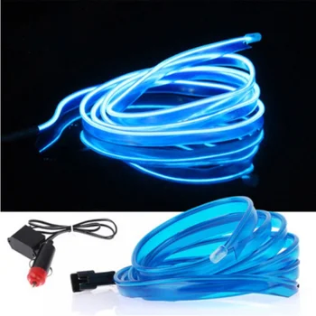 

5m car interior accessories atmosphere lamp EL cold light line for Nissan j11 j10 Juke X-trail T32 Qashqai Mazda 3 6 Atenza CX-3