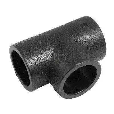 

32mm Inside Diameter Three Way HDPE Pipe Tee Connector Black